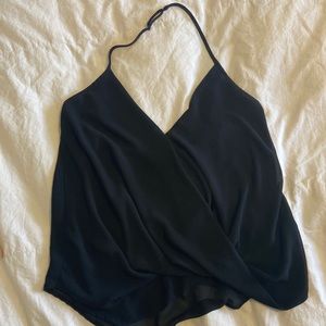 Women’s Black Summer Top, Backless , Size Small , Cute!